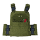 VISM Quick Release Laser Cut Plate Carrier, 10x12in, Green, CVLCQR3054G