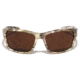 VISM Thick Frame Rectangle Sunglasses, Camo Frame, Black Lens, Camo, VBP0166