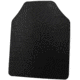 Vism UHMWPE Curved Shooters Cut 10x12in Level IIIA Hard Ballistic Plate/Pistol Caliber Protection, Black, BUDC1012