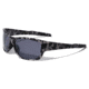 VISM VBP0161 Rectangle Sunglasses, Camo Frame, Black Lens, Camo, VBP0161