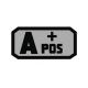 Voodoo Tactical Blood Type Rubber Patch, A+ Pos, Coyote, 07-0991007000