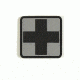 Voodoo Tactical Rubber Patch, First Aid Symbol, Gray, 07-0999014000