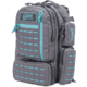 Voodoo Tactical Mini Tobago Pack w/Die Cut MOLLE, Gray/Teal, 15-0058161000
