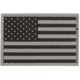 Voodoo Tactical Rubber Patch, USA Flag, Gray, 07-0990014000
