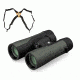 Vortex Crossfire 8x42 Binocular, Green CF-4301 w/Vortex Binocular Harness Strap VTHARNESS