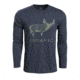 Vortex Mens Organic Whitetail LS, Navy Heather, L 219051-NAH-L