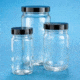 VWR AC Medium Round Bottles, Clear, Wide Mouth VW5710238C22 Bulk Packs With Unattached Caps In Bags