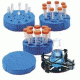 VWR Accessories for and Signature Vortex Mixers 945202 Replacement Components For Accessory Kits Microtube Holder, Holds Forty-Eight 0.25-2.0 Ml Microcentrifuge Tubes, Set Of 2
