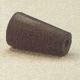 VWR Black Rubber Stoppers, One-Hole 105M291