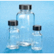 VWR French Square Bottles, Clear, Wide Mouth VW5610228V26 Convenience Packs With Caps Attached