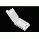 VWR Histology Cassettes Biopsy Cassette With Hinged Plastic Covers White, Pack of 500, VWR-580-1