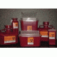 VWR Sharps Container Systems 185V Extended Neck Sharps Containers Tall Tray Size, Case of 20, 19001-016