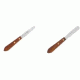 VWR Spatulas with Wooden Handles 11648-161 Tapered Blade Spatulas