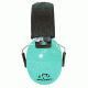 Walkers Dual Colored Passive Ear Muffs, 27 dB NRR, Light Teal, GWP-DCPM-LTL