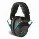 Walkers Pro-Low Profile Folding Muff, Clam Pack, Black/Teal GWP-FPM1-BKTL