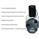 Walkers Razor Slim Shooter Folding Electronic Ear Muff, 23 dB NRR, Carbon, GWP-RSEM-CARB