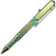 We Knife Co Ltd Tactical Pen, 5in Overall, Glass Breaker, Pocket Clip, Bolt Action Open/Close, Blue Plastic Storage Case, Titanium Construction, Green, Green, TP02B