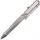 We Knife Co Ltd Tactical Pen, 5in Overall, Pocket Clip, Glass Breaker, Bolt Action Open/Close, Blue Plastic Storage Case, Titanium Construction, Gray, Gray, TP02C