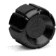 WeatherTech Tablet Holder Billet Knob, Black, 8ATHBK1BK