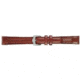 Wenger Leather Watchband Strap, Men's, 19mm, Brown, Non-Padded 91120