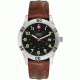 Wenger Swiss Military Grenadier Watch Men's And Ladies' Stainless Steel Water Resistant Watches, Swiss Military Grenadier Wenger Grenadier Men Black Dial w/ Brown Strap