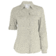 White Sierra Canyon Crest Long Sleeve Shirt - Womens-Stone-X-Large