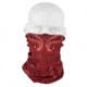 White Sierra Kool Multifunctional Headwear-Deep Red-One Size