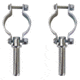 Whitecap Clamp-On Oarlocks - Zinc Plated 36429