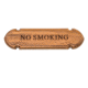 Whitecap "No Smoking" Name Plate Teak 50763