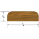 Whitecap Teak Batten - 7/8"W, 60860