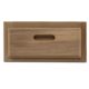 Whitecap Teak Drawer/Door Front &amp; Frame - 12"W x 6"H, 60730