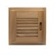 Whitecap Teak Louvered Door &amp; Frame - Right Hand - 12" x 12", 60720
