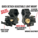 Wicked Hunting Lights W403iC Deluxe Night Hunting Light Kit, Green/Red/White, W2015