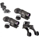 Wilcox G11 Night Vision Goggle Mount, TRYBE Optics PVS-14 GEN 3 Green Phosphor Night Vision Monocular, Min 1600 FOM, 64-72 lp/mm, Regular, and TRYBE Optics PVS-14 Dual Bridge Mounting System