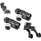 Wilcox G11 Night Vision Goggle Mount, TRYBE Optics PVS-14 GEN 3 Green Phosphor Night Vision Monocular, Min 2000 FOM, 64-72 lp/mm, High Power, and TRYBE Optics PVS-14 Dual Bridge Mounting System