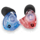 WildEar TruEarz Ready-Fit Everyday Filter Ear Plugs, Red/Blue, Slim/Standard/Large, TRUEARZ-LITE-1