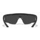 Wiley X Changeable Series Saber Advanced Safety Glasses, Matte Black Frame, Grey Lens, 302