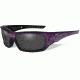 Wiley X Climate Control Series Arrow Sunglasses,Crystal Plum Frame,Smoke Grey Lens CCARR02