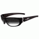 Wiley X Curve Sunglasses - Smoke Gray lenses, Gloss Black frame