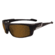 Wiley X Quake Sunglasses - Polarized Bronze Lenses, Black Frame SSQUA04