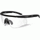 Wiley X Saber Advanced Sunglasses - Clear Lens / Matte Black Frame 303, EDEMO3