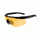 Wiley X Saber Advanced Sunglasses - Matte Black Frame w/ Light Rust Lens 301