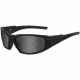 Wiley X Rush Sunglasses - Black Ops, Smoke Gray Lenses w/ Matte Black Frame ACRUS01
