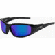 Wiley X Rush - Polarized Blue Mirror/Green Tint Lens w/Gloss Blk Frame ACRUS04