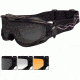 Wiley X Spear Goggles - Smoke Gray, Clear, Light Rust Lenses w/Matte Blk Frame SP293B