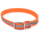 Winchester Pet Core D Ring High Visibility Reflective Collar with Name Plate, Orange, L/XL, KB-DRC-ORNG-L/XL-NP-1