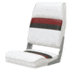 Wise Deluxe High Back Boat Seat /Charcoal/Red, White, 8WD434LS-1009
