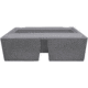 Wise Deluxe Pontoon 37in Bench - Base Only, Grey, 8WD100-1B-221