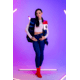 Woodpecker Vest, Red Winged/Navy Red White, S, WPU001-RW-S