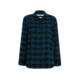Woolrich Eco Rich Pemberton Boyfriend Tunic Flannel Shirt - Womens, Forest Blue, Large, 2211-FORESTBLUE-L